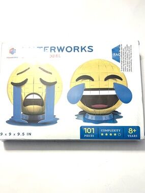 NWT WATERWORKS Emoji Model 3D Foam, Waterworks And Tears Of Joy 2 In 1 -101 PC.